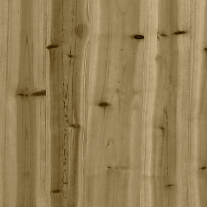 Zahradní Lavice Gabionový Design 92 X 71 X 65,5 Cm Borové Dřevo