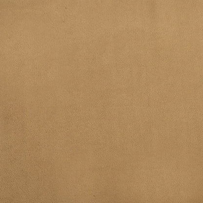 Dětská Pohovka S Podnožkou Hnědá 100 X 50 X 30 Cm Samet