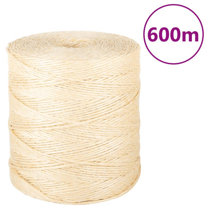 Provaz 100% Sisal 2 Mm 600 M