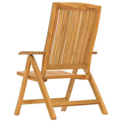 Polohovací Zahradní Židle S Poduškami 6 Ks Masivní Teak