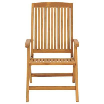Polohovací Zahradní Židle S Poduškami 6 Ks Masivní Teak
