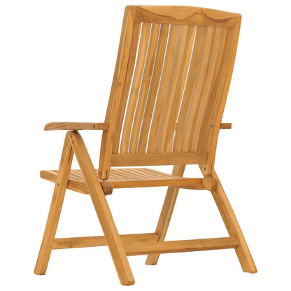 Polohovací Zahradní Židle S Poduškami 6 Ks Masivní Teak