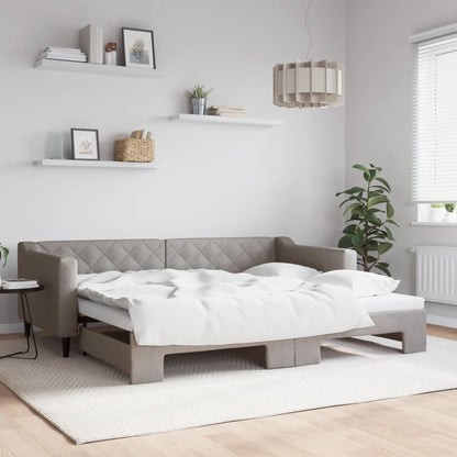 Válenda S Přistýlkou A Matracemi Textil Taupe