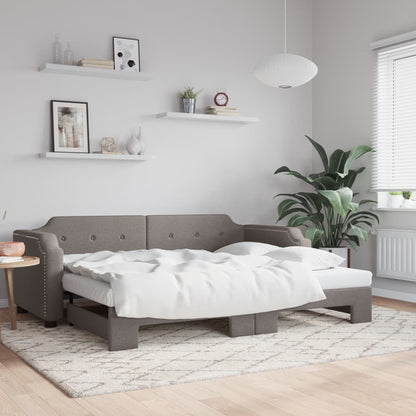 Válenda S Přistýlkou A Matracemi Textil Taupe