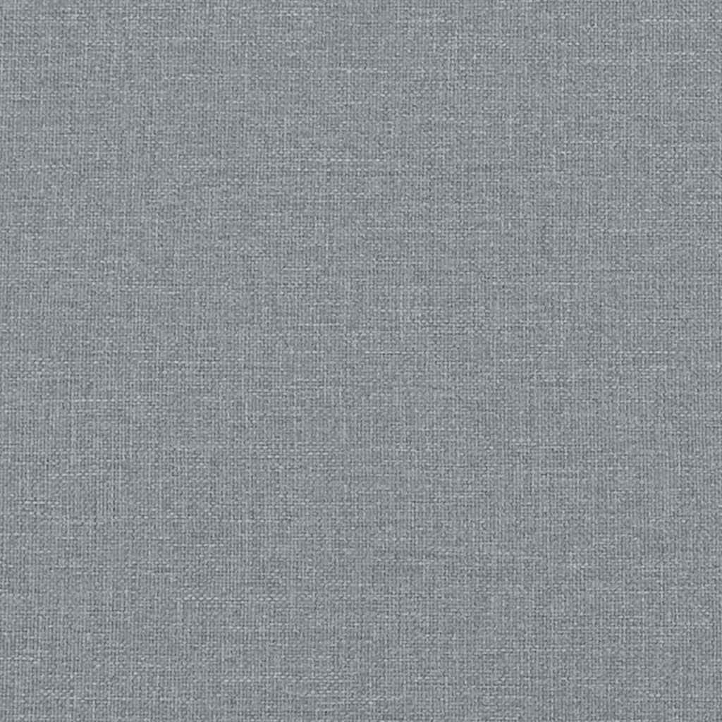 Válenda S Přistýlkou A Zásuvkami Světle Šedá 100X190 Cm Textil