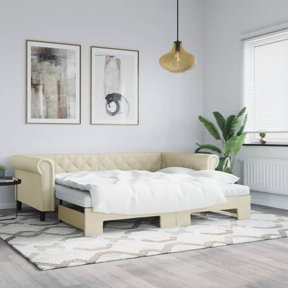 Válenda S Přistýlkou A Matracemi 90X200Cm Umělá Kůže