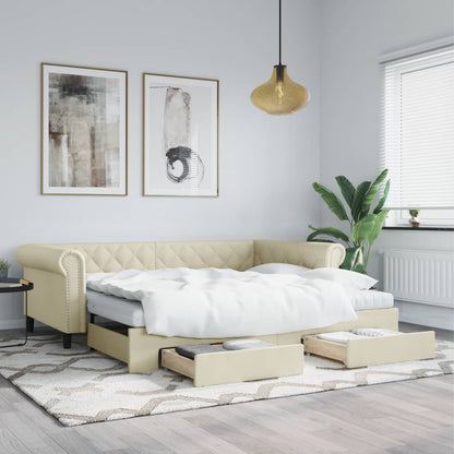 Válenda S Přistýlkou A Matracemi 90X200Cm Umělá Kůže
