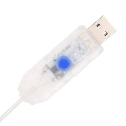 Umělý Vánoční Stromek Pop-Up Zasněžený 200 Led Diod