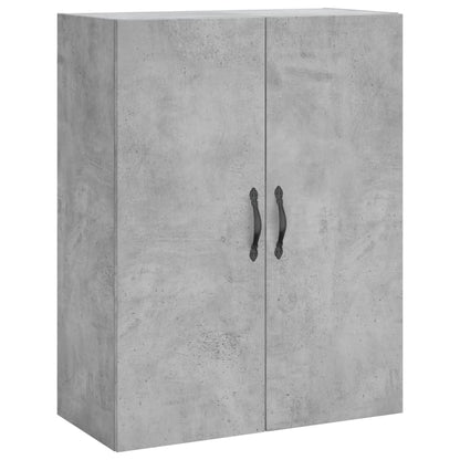 Skříň Highboard Betonově Šedá 69,5X34X180 Cm Kompozitní Dřevo
