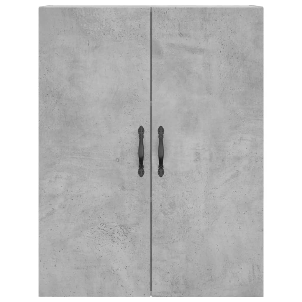 Skříň Highboard Betonově Šedá 69,5X34X180 Cm Kompozitní Dřevo