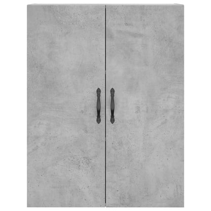 Skříň Highboard Betonově Šedá 69,5X34X180 Cm Kompozitní Dřevo