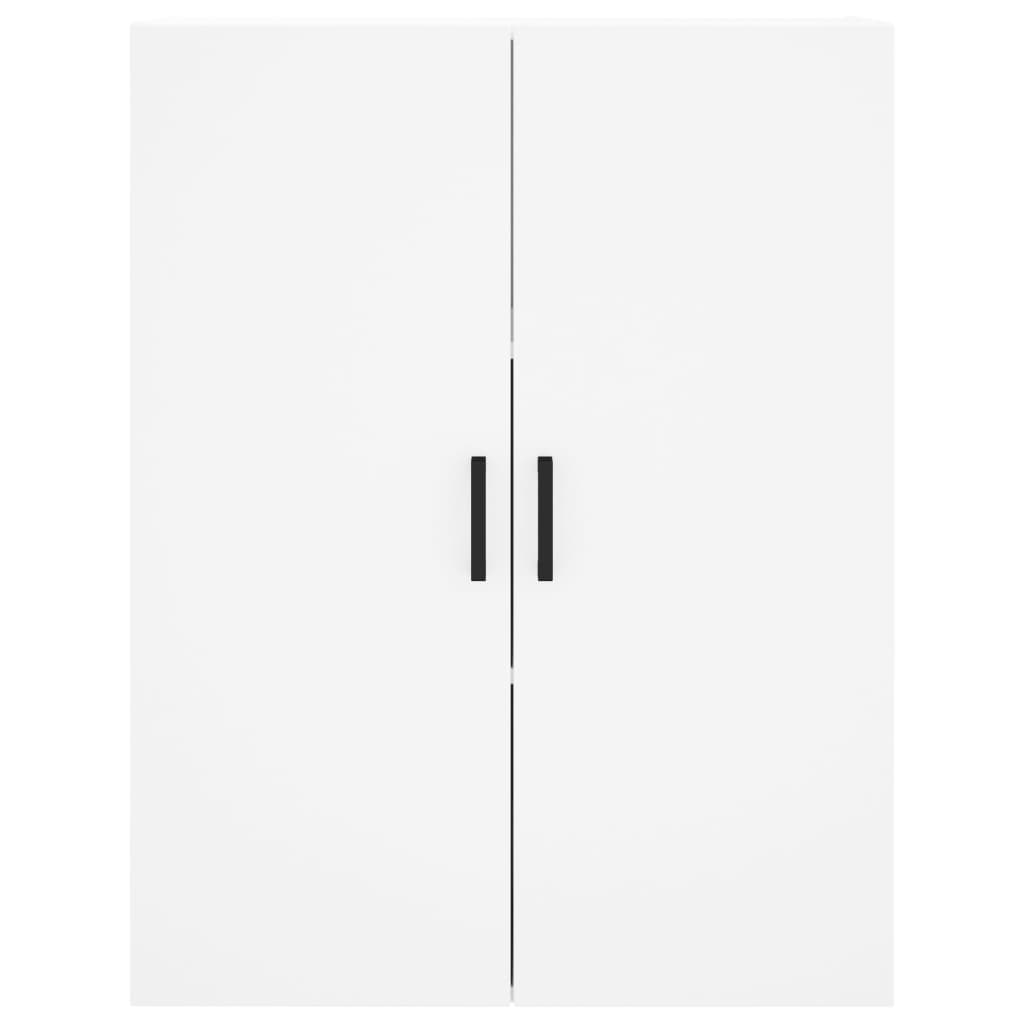 Skříň Highboard Bílá 69,5 X 34 X 180 Cm Kompozitní Dřevo