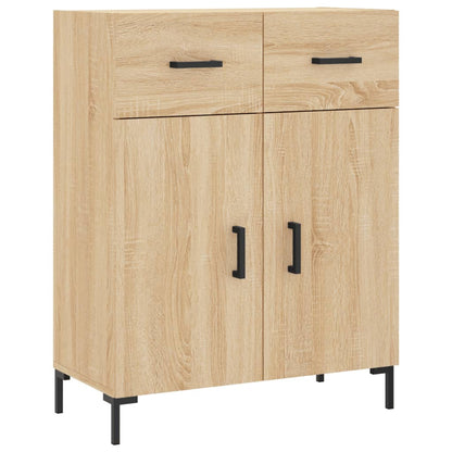 Skříň Highboard Dub Sonoma 69,5 X 34 X 180 Cm Kompozitní Dřevo