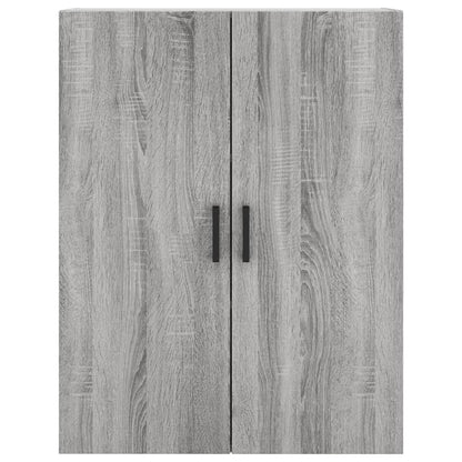 Skříň Highboard Šedá Sonoma 69,5 X 34 X 180 Cm Kompozitní Dřevo