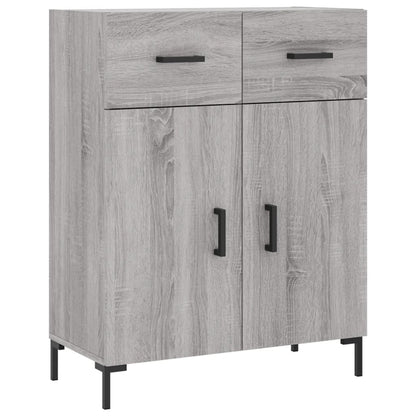 Skříň Highboard Šedá Sonoma 69,5 X 34 X 180 Cm Kompozitní Dřevo