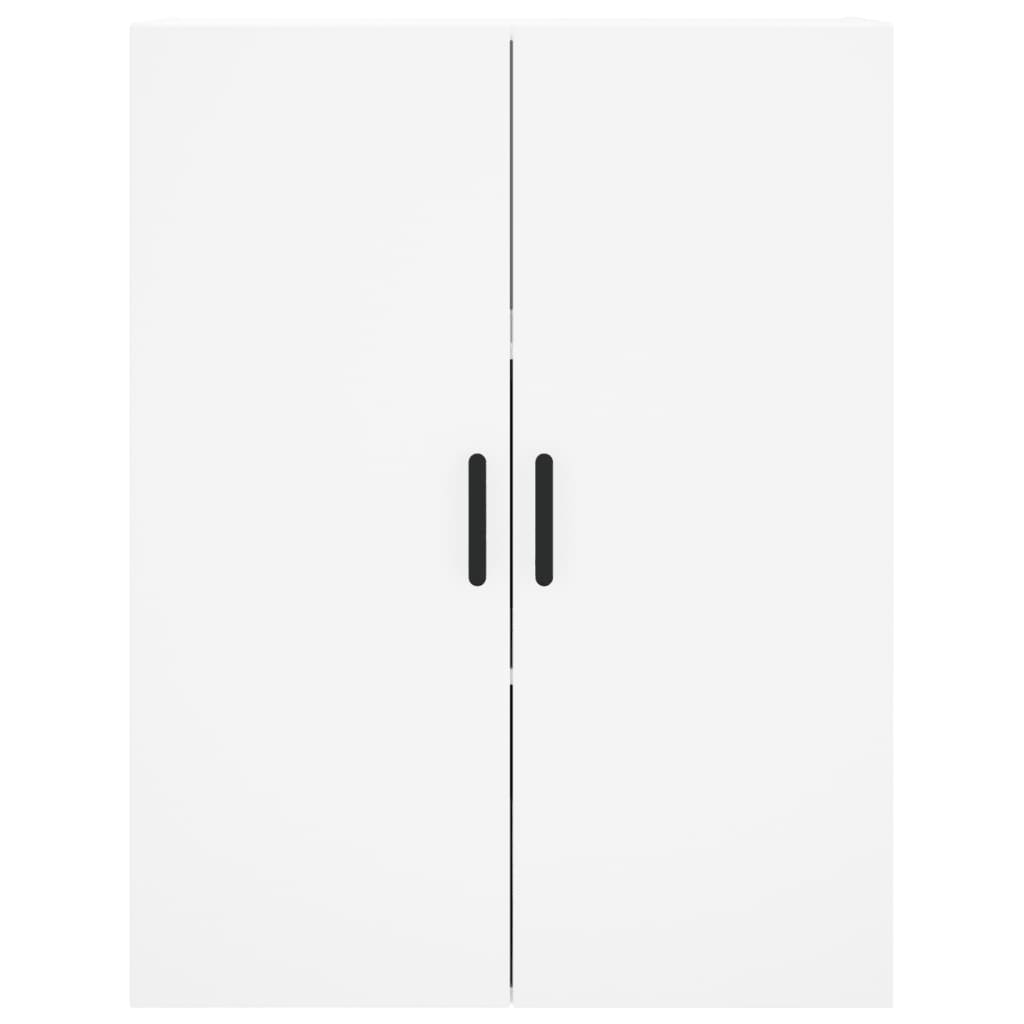 Skříň Highboard Bílá 69,5 X 34 X 180 Cm Kompozitní Dřevo