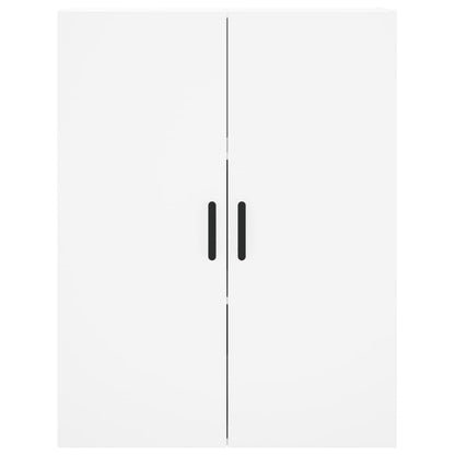 Skříň Highboard Bílá 69,5 X 34 X 180 Cm Kompozitní Dřevo