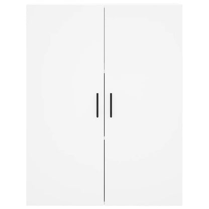 Skříň Highboard Bílá 69,5 X 34 X 180 Cm Kompozitní Dřevo