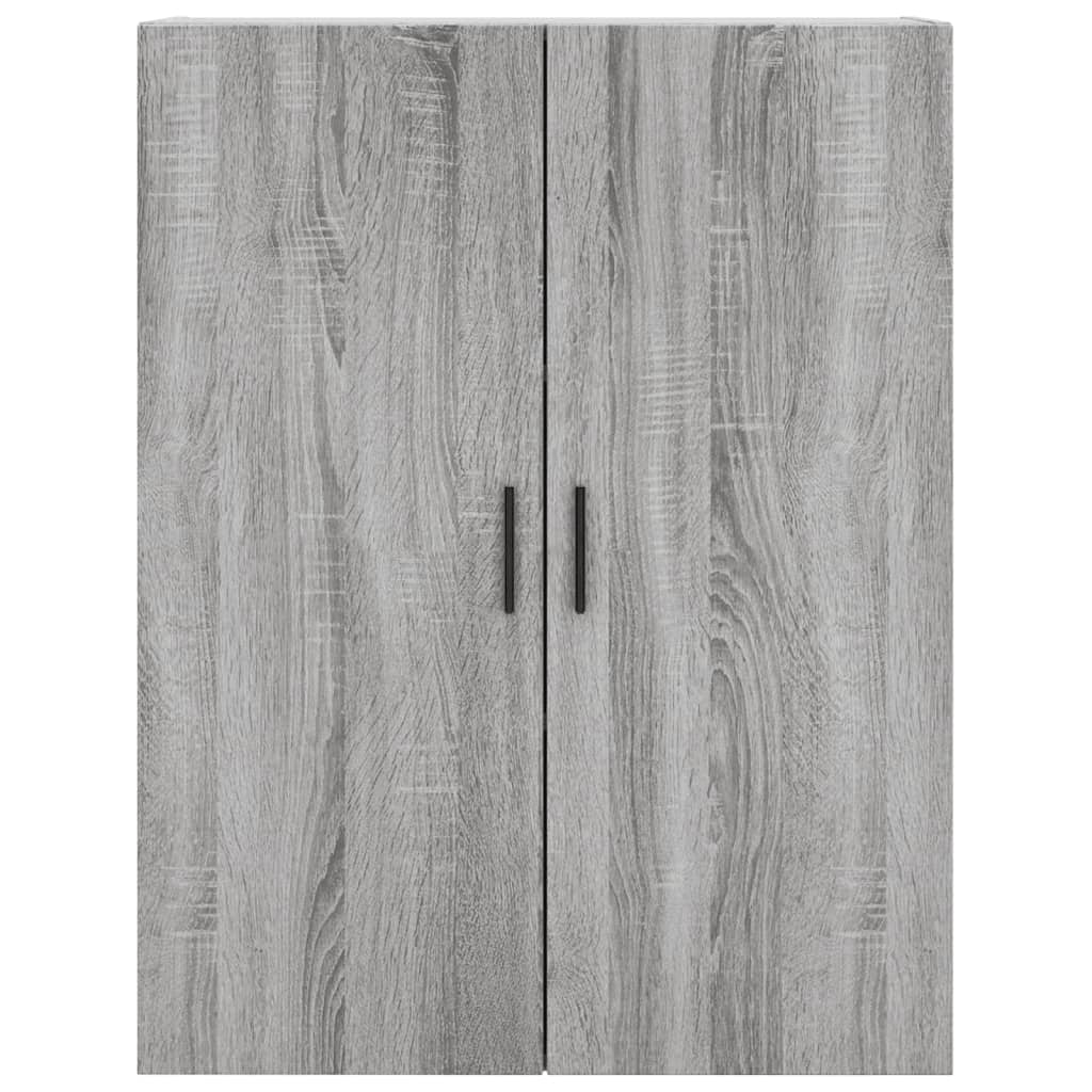Skříň Highboard Šedá Sonoma 69,5 X 34 X 180 Cm Kompozitní Dřevo