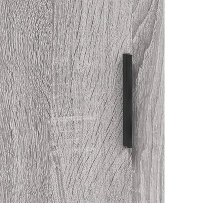 Skříň Highboard Šedá Sonoma 69,5 X 34 X 180 Cm Kompozitní Dřevo
