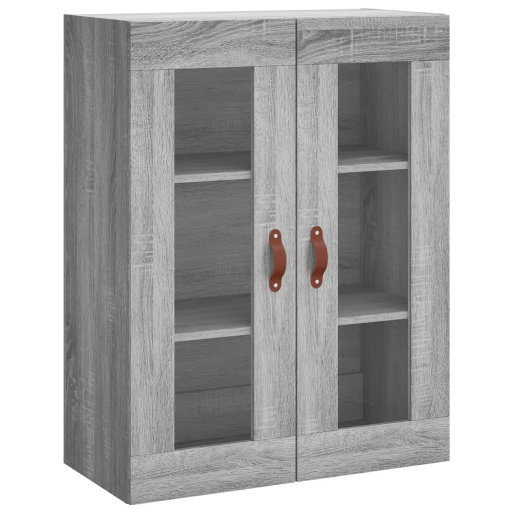Skříň Highboard Šedá Sonoma 69,5 X 34 X 180 Cm Kompozitní Dřevo