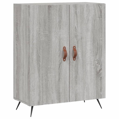 Skříň Highboard Šedá Sonoma 69,5 X 34 X 180 Cm Kompozitní Dřevo