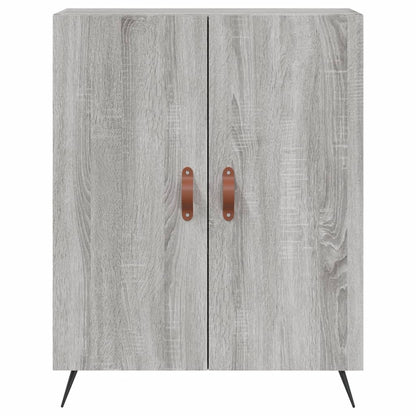 Skříň Highboard Šedá Sonoma 69,5 X 34 X 180 Cm Kompozitní Dřevo