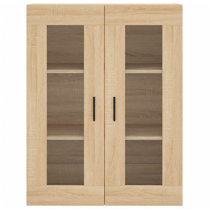 Skříň Highboard Dub Sonoma 69,5 X 34 X 180 Cm Kompozitní Dřevo
