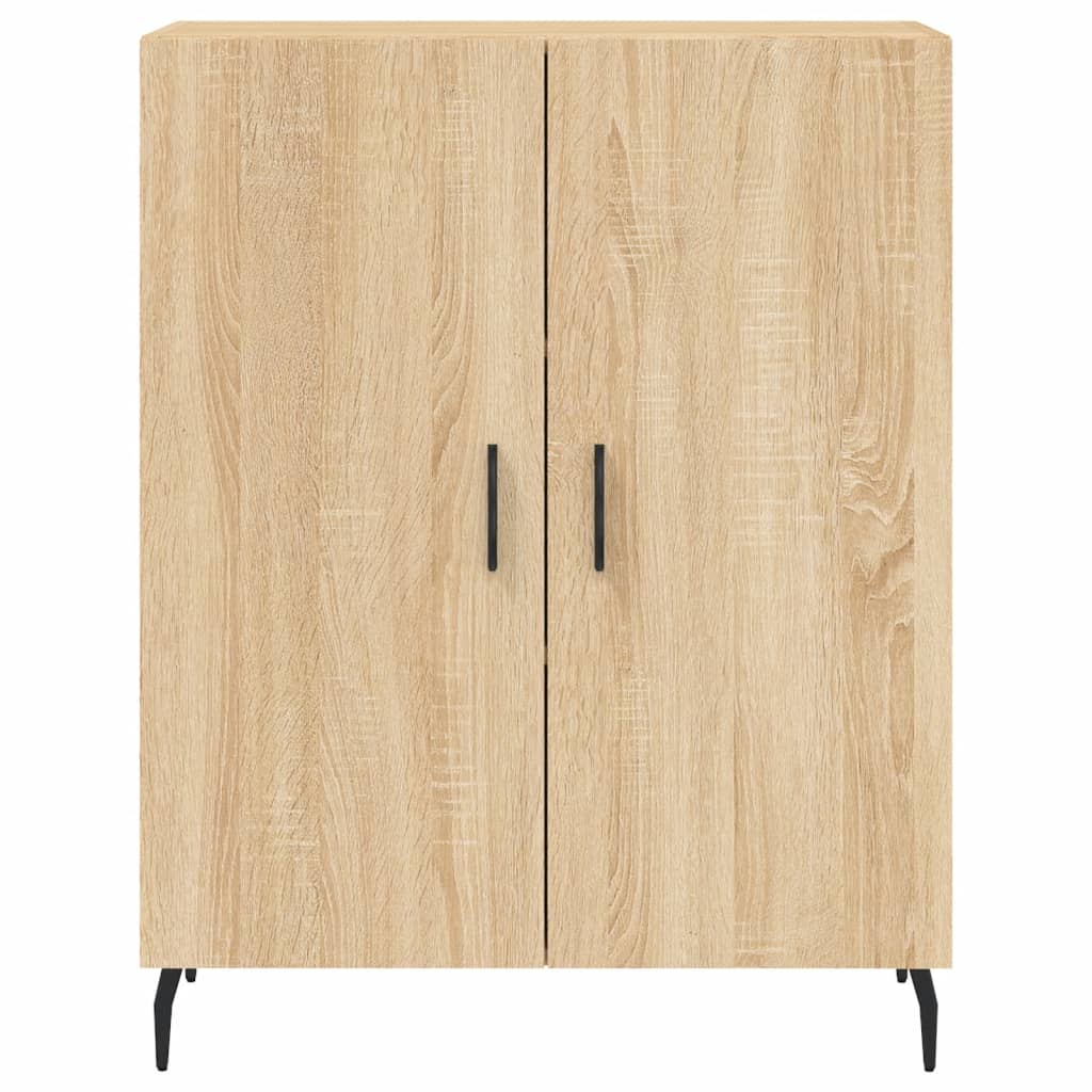 Skříň Highboard Dub Sonoma 69,5 X 34 X 180 Cm Kompozitní Dřevo