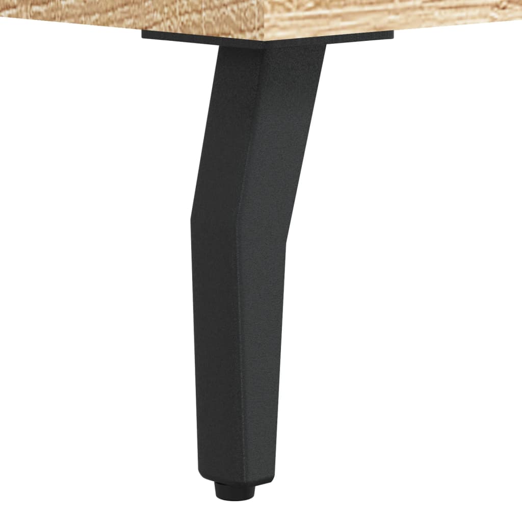 Skříň Highboard Dub Sonoma 69,5 X 34 X 180 Cm Kompozitní Dřevo