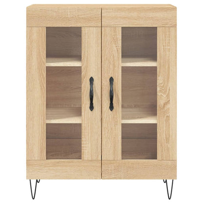 Skříň Highboard Dub Sonoma 69,5 X 34 X 180 Cm Kompozitní Dřevo