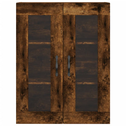 Skříň Highboard Kouřový Dub 69,5 X 34 X 180 Cm Kompozitní Dřevo