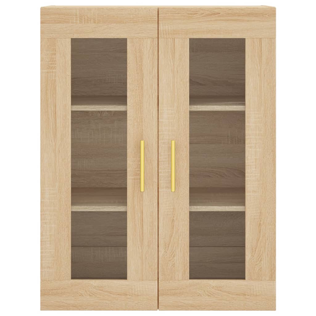 Skříň Highboard Dub Sonoma 69,5 X 34 X 180 Cm Kompozitní Dřevo