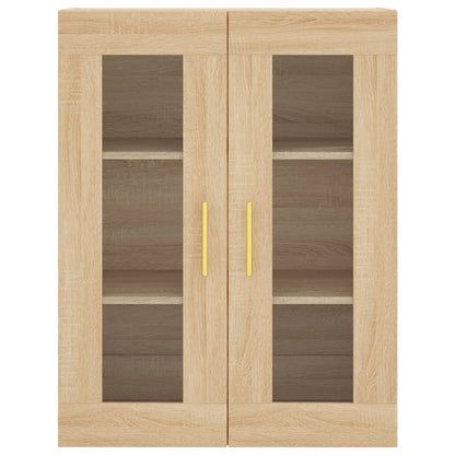 Skříň Highboard Dub Sonoma 69,5 X 34 X 180 Cm Kompozitní Dřevo