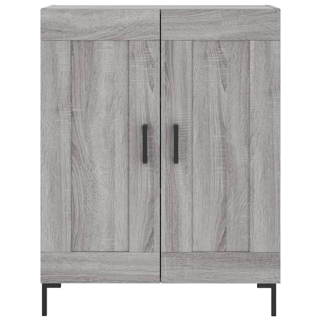 Skříň Highboard Šedá Sonoma 69,5 X 34 X 180 Cm Kompozitní Dřevo