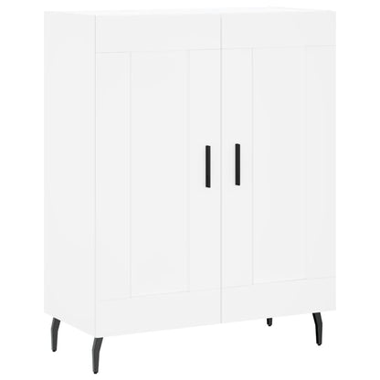 Skříň Highboard Bílá 69,5 X 34 X 180 Cm Kompozitní Dřevo