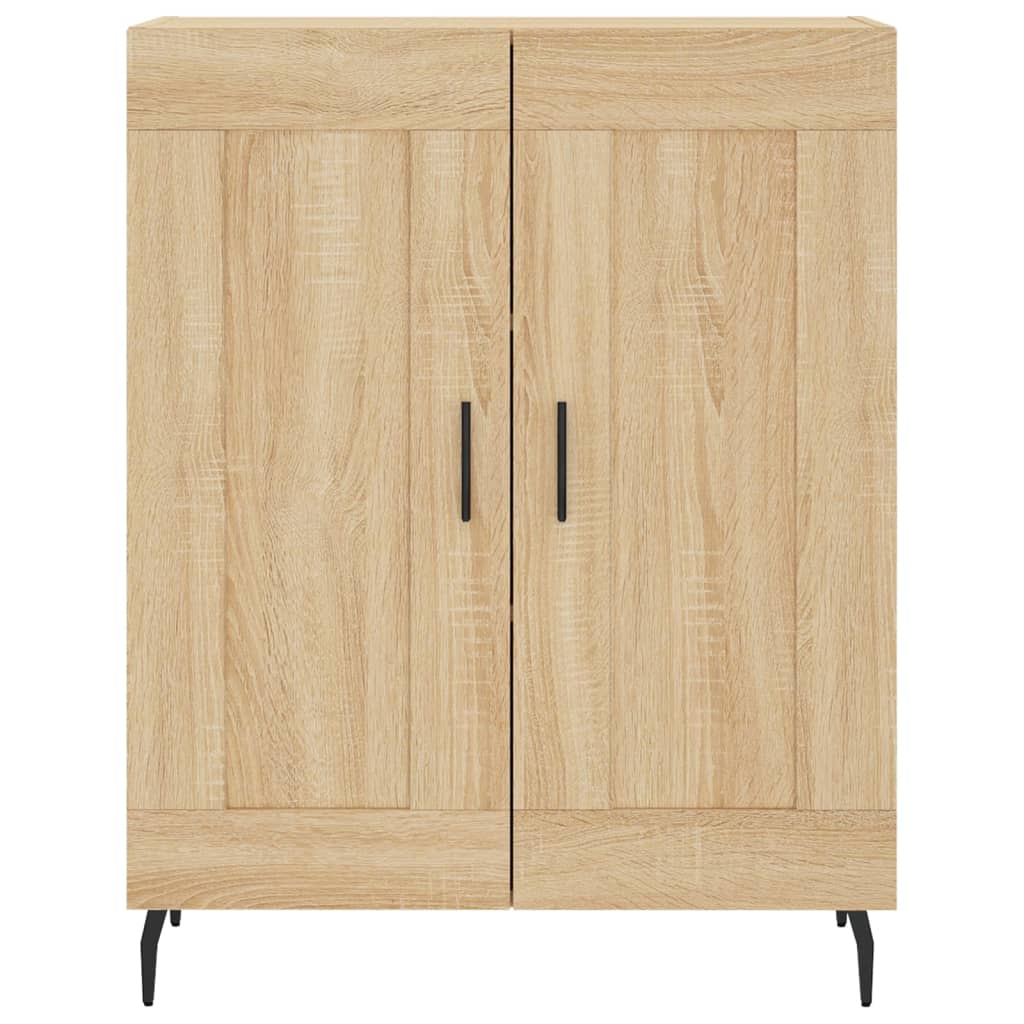 Skříň Highboard Dub Sonoma 69,5 X 34 X 180 Cm Kompozitní Dřevo