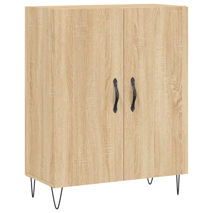 Skříň Highboard Dub Sonoma 69,5 X 34 X 180 Cm Kompozitní Dřevo