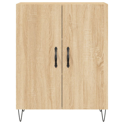 Skříň Highboard Dub Sonoma 69,5 X 34 X 180 Cm Kompozitní Dřevo