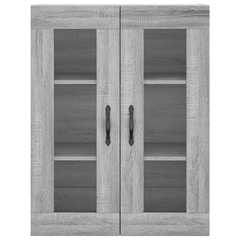 Skříň Highboard Šedá Sonoma 69,5 X 34 X 180 Cm Kompozitní Dřevo