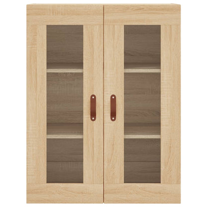 Skříň Highboard Dub Sonoma 69,5 X 34 X 180 Cm Kompozitní Dřevo