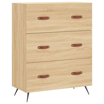 Skříň Highboard Dub Sonoma 69,5 X 34 X 180 Cm Kompozitní Dřevo