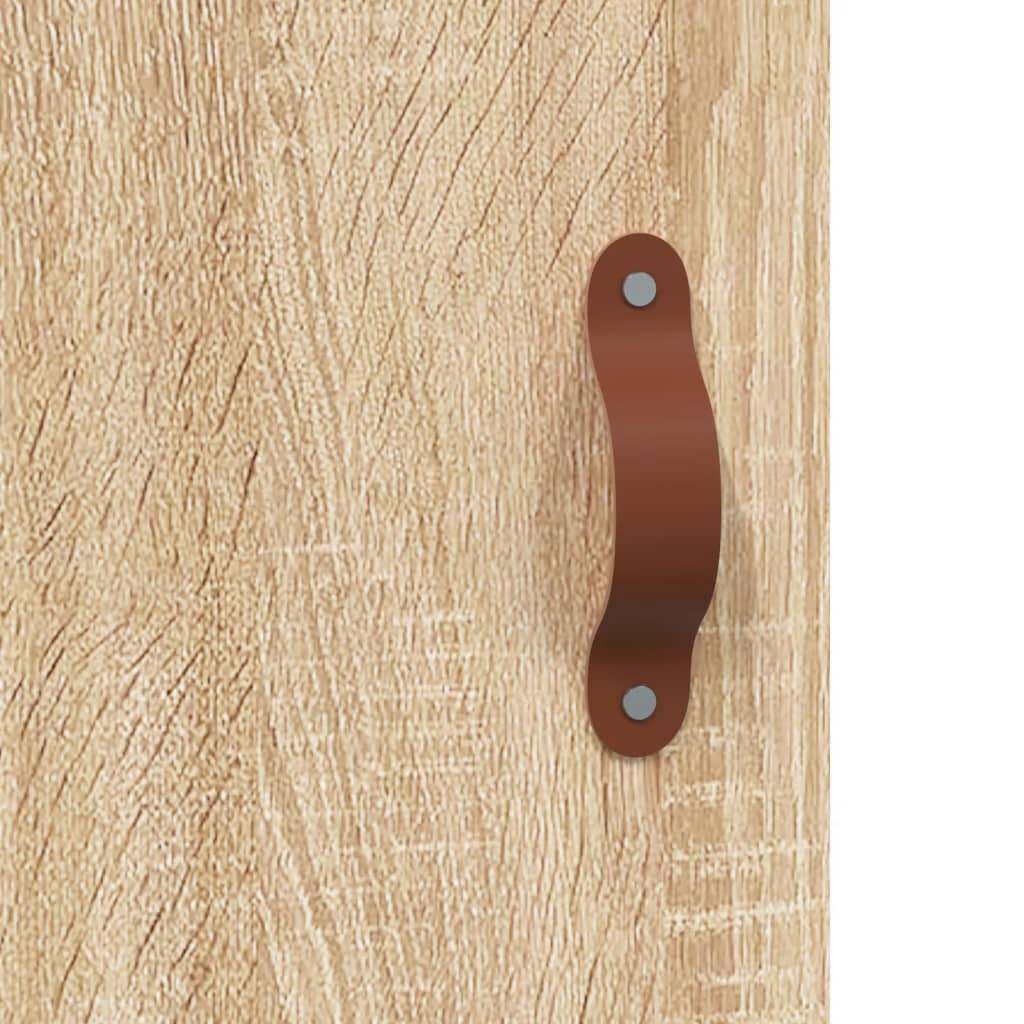 Skříň Highboard Dub Sonoma 69,5 X 34 X 180 Cm Kompozitní Dřevo