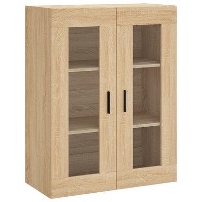 Skříň Highboard Dub Sonoma 69,5 X 34 X 180 Cm Kompozitní Dřevo