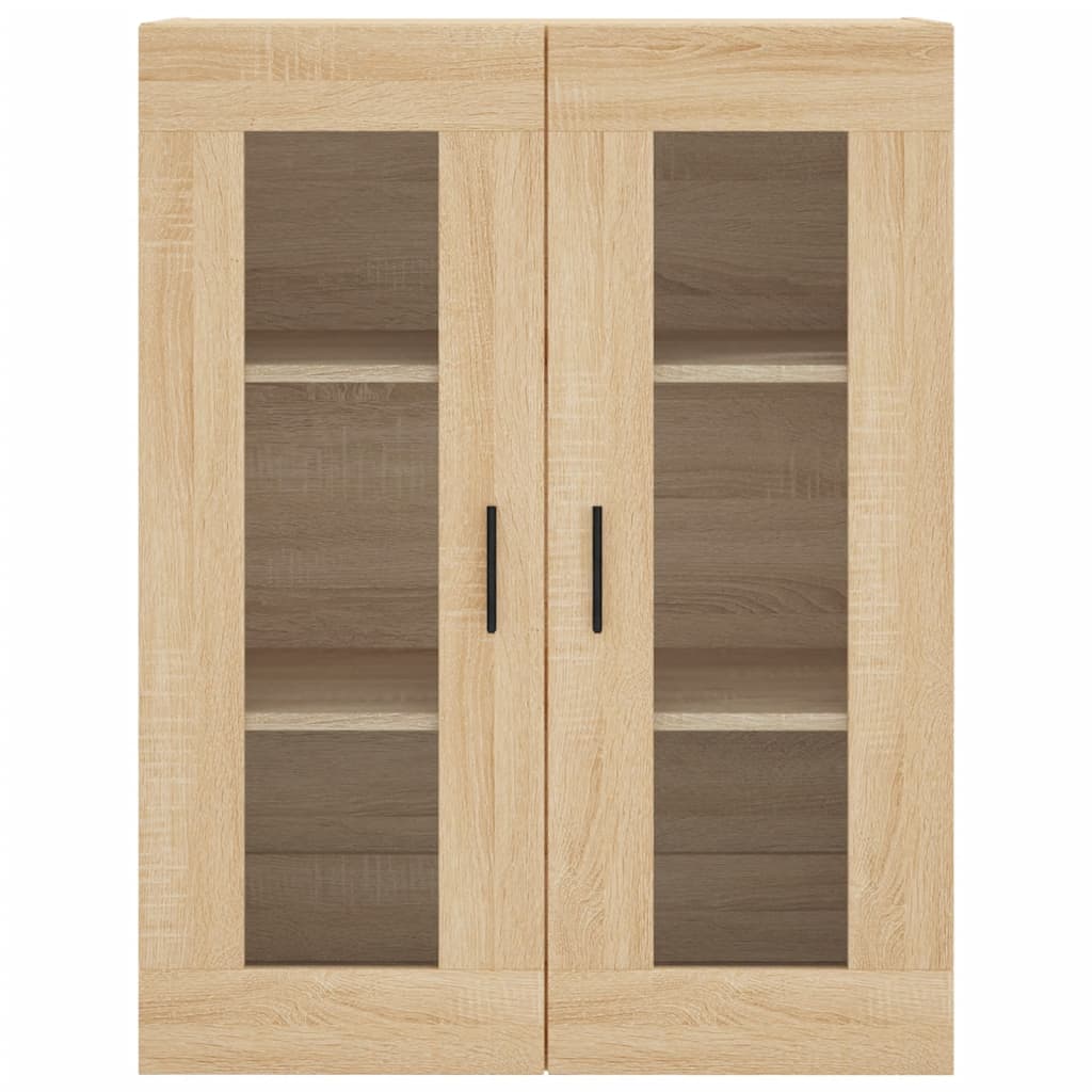 Skříň Highboard Dub Sonoma 69,5 X 34 X 180 Cm Kompozitní Dřevo