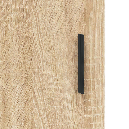Skříň Highboard Dub Sonoma 69,5 X 34 X 180 Cm Kompozitní Dřevo