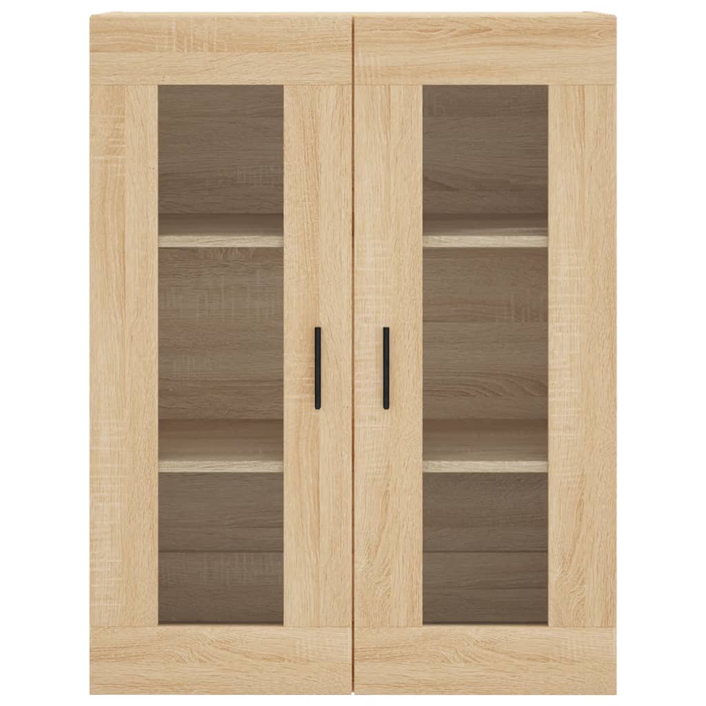 Skříň Highboard Dub Sonoma 69,5 X 34 X 180 Cm Kompozitní Dřevo