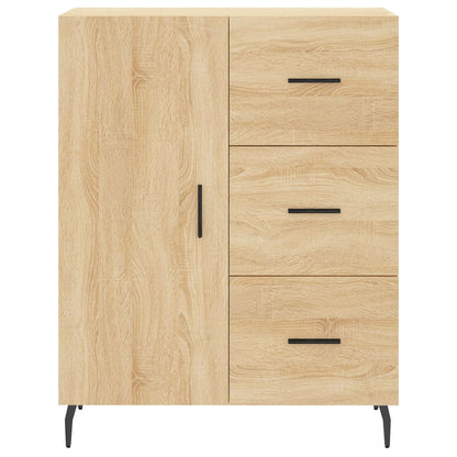 Skříň Highboard Dub Sonoma 69,5 X 34 X 180 Cm Kompozitní Dřevo