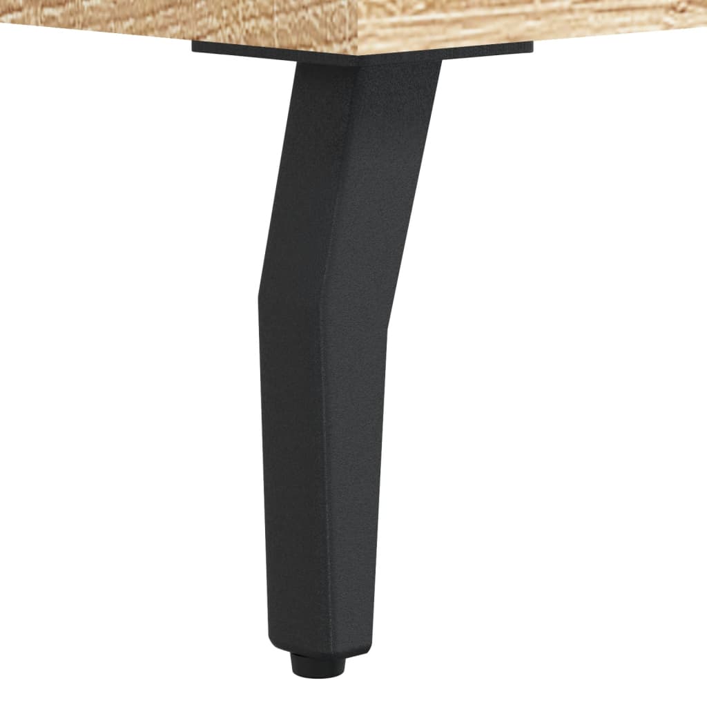 Skříň Highboard Dub Sonoma 69,5 X 34 X 180 Cm Kompozitní Dřevo