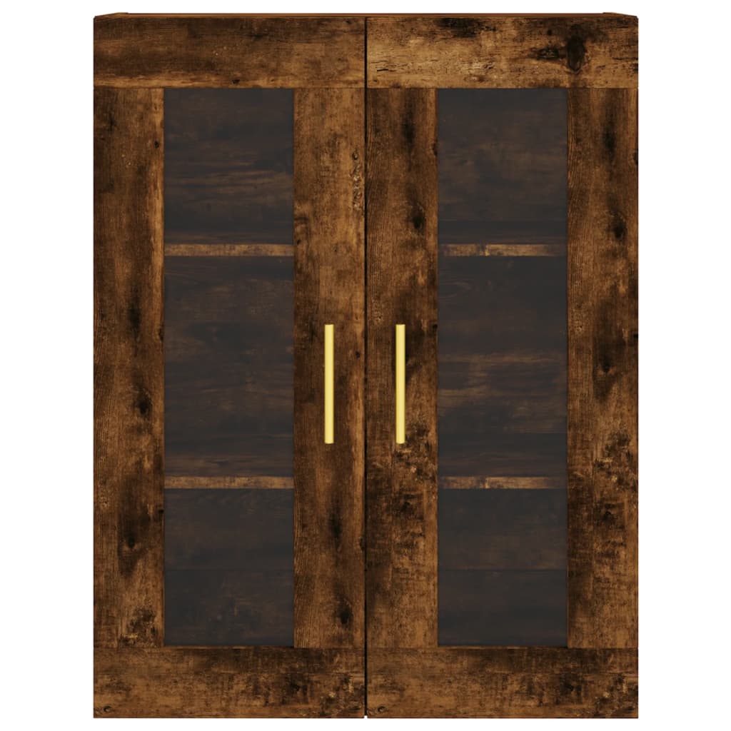 Skříň Highboard Kouřový Dub 69,5 X 34 X 180 Cm Kompozitní Dřevo
